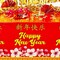 3x Chinese Lunar New Year Red Plastic Tablecloth For Holiday Party 54x108 in